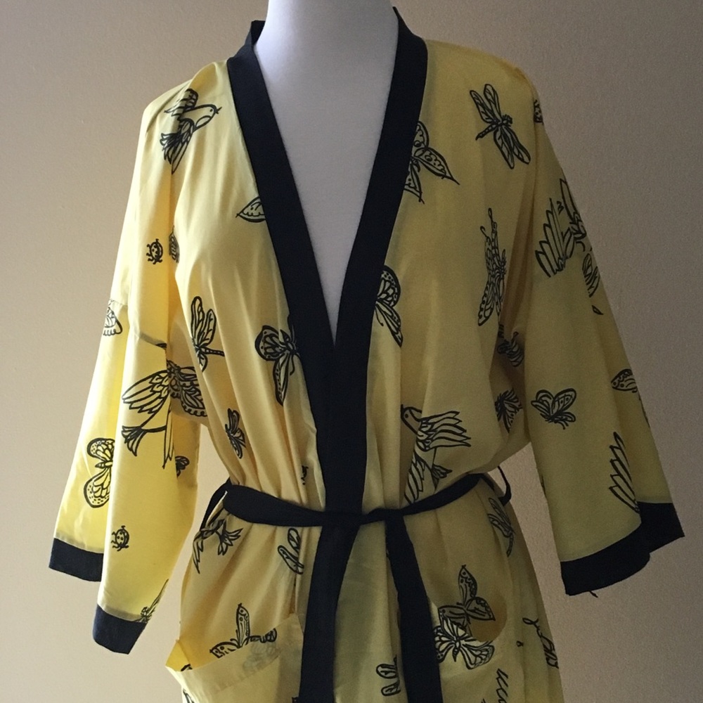 Bahama Hand Prints Robe - Picture 6 of 8